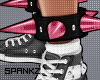 !!S Ankle Spike Pink