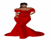 kylie red gown