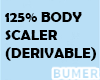125% Full Body Scaler
