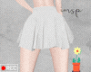 Mini White Skirt