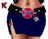 K. Blue Rebel  Skirt