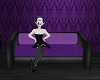 Purple Dowager Couch