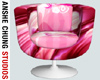 Wine Cup Chair (striped)