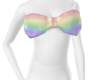 rainbow cloud tie bra
