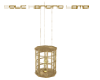 QDH  Gold Hanging Lamp