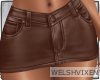 WV: Brown Leather Mini