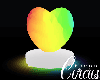 C` Pride Heart Glow Lamp