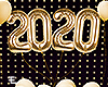Happy New Year 2020 Gold