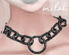 [M] Chain chocker-black
