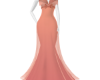 Peach Mermaid Gown