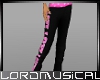 LM Love pants Black+Pink