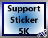 *T* 5K Support Sticker