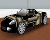 Animated Black/Gold Car