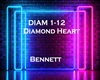 {R} Diamond Heart