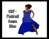 GBF~ Fishtail Gown Blue