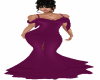 purple bridal gown