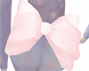 pink back bow
