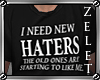 |LZ|New Haters T-shirt