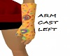 ARM CAST-LEFT