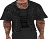 Black Print Shirt / Tats