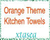 Orange Kitchen Towels