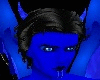 Blue Demon Horns (M)