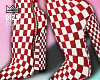 Red Checker Boots
