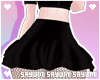 あII Skirt Cute Black