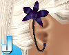 Night Orchid Ear Chain R