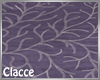 C purple white rug