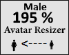 Avatar scaler 195% Male