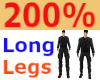 ❤200% Long Legs