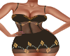 RL-Bonita Brown Dress