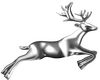 SILVER XMAS DEER-5