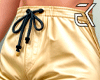 Golden sports shorts