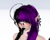 Black/Purple 2Tone Hair2