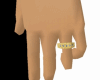 Men gold wedding ring