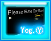 !A Room rating Boardsign