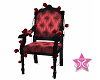 red rose chair