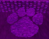 Purple Furry Paws Rug 2