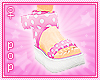   . BB pink squishy shoe