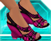 t| Pink Wedge heel shoes