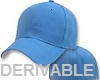 Blue fitted hat