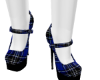 Blue Plaid Mary Janes