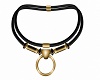 Gold Ring Necklace-F
