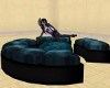 Dark Blue Circular sofa
