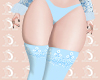 L:Laura Sexy Blue Sock