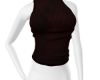 Burgundy Sleeveless Top