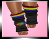 Pride Rainbow Black sock