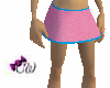 Pink Textured Skirt